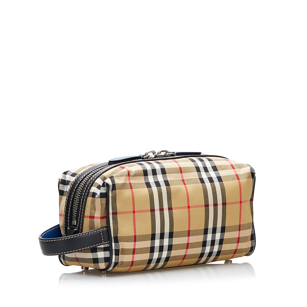 House Check Pouch Brown - Gaby Paris