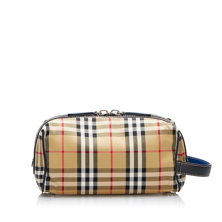 House Check Pouch Brown - Gaby Paris