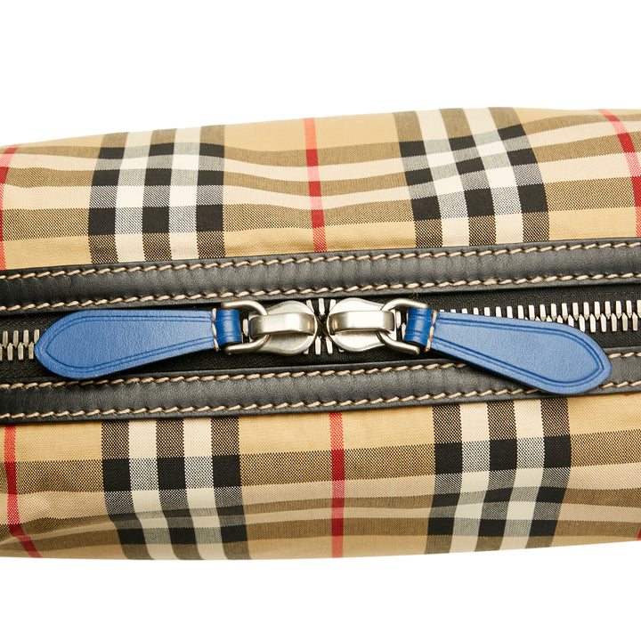 House Check Pouch Brown - Gaby Paris