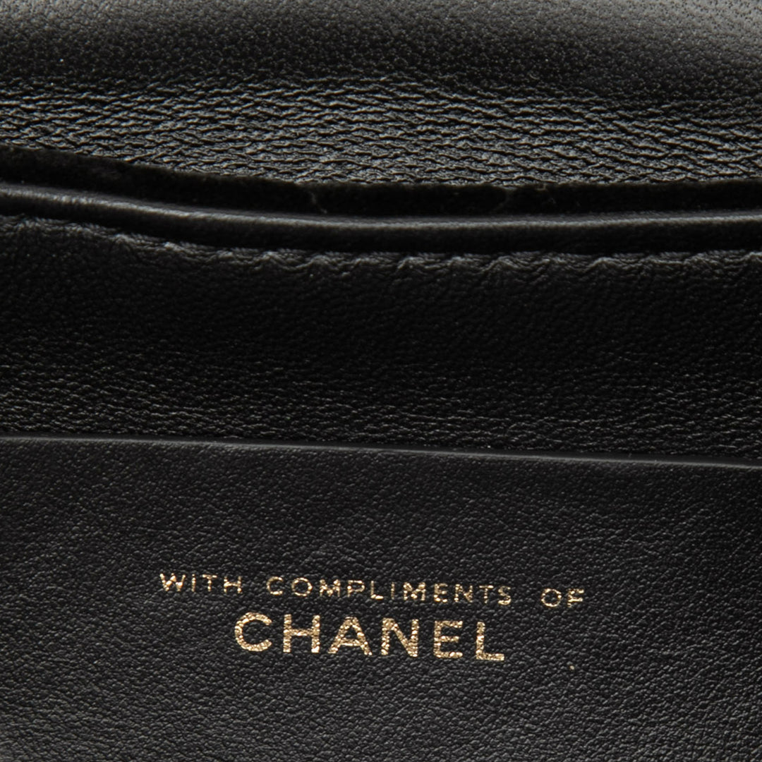 Chanel Mini Matelassé Velours anse supérieure à rabat