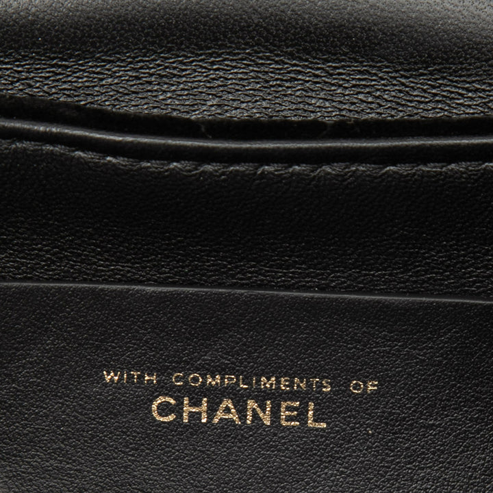 Chanel Mini Matelassé Velours anse supérieure à rabat