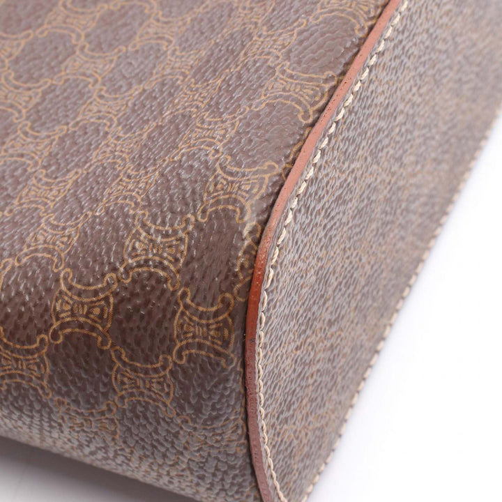 Macadam Coated Canvas Vanity Bag Brown - Gaby Paris