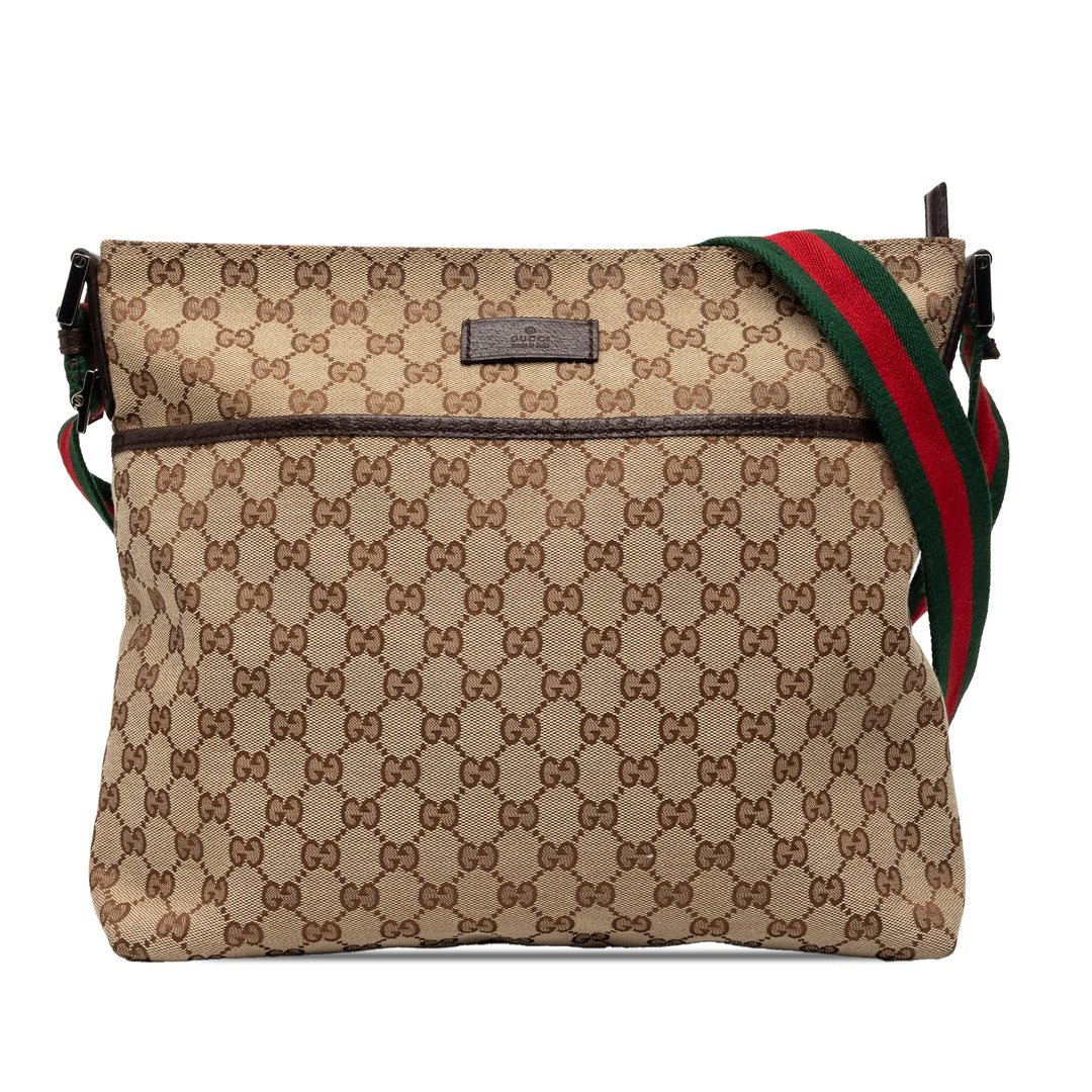 Gucci GG Toile Web Sac porté croisé