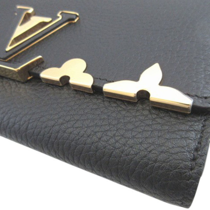 Louis Vuitton Taurillon Capucines Flower Portefeuille long