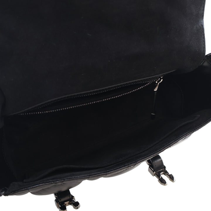 Dior Macrocannage Diorcamp Sac Messenger Petit Cuir de veau Noir
