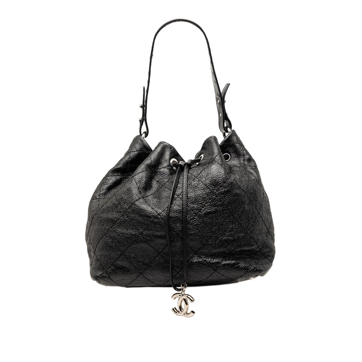Chanel Glacé On The Road Sac seau Cuir de veau