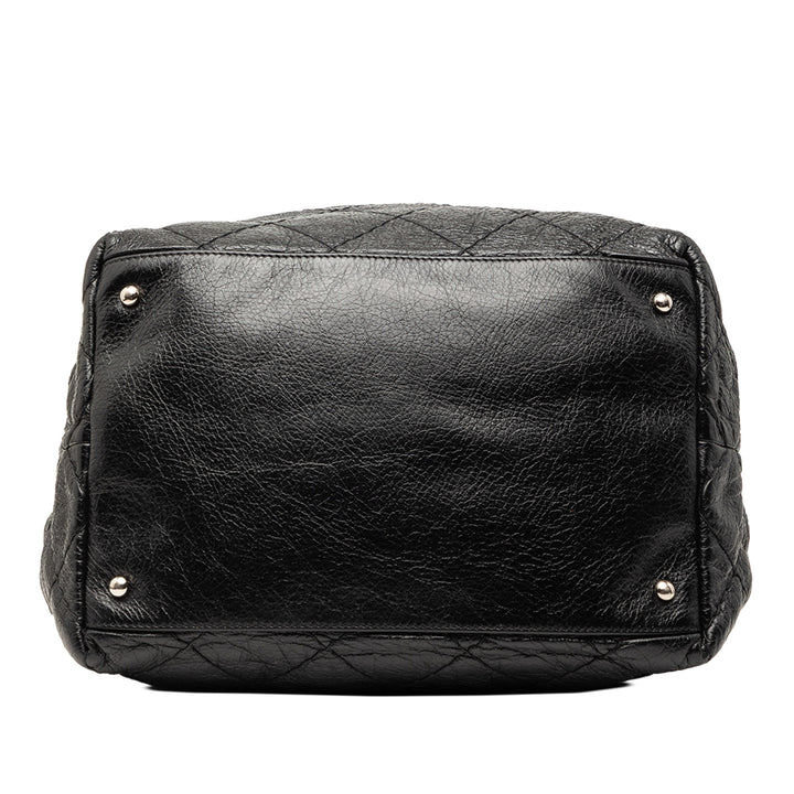 Chanel Glacé On The Road Sac seau Cuir de veau