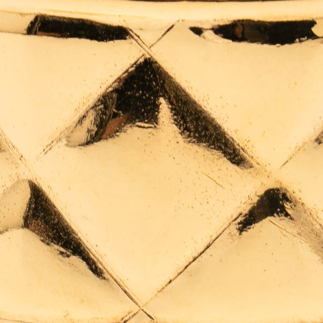 Chanel plaqué Matelassé Cuff Bracelet