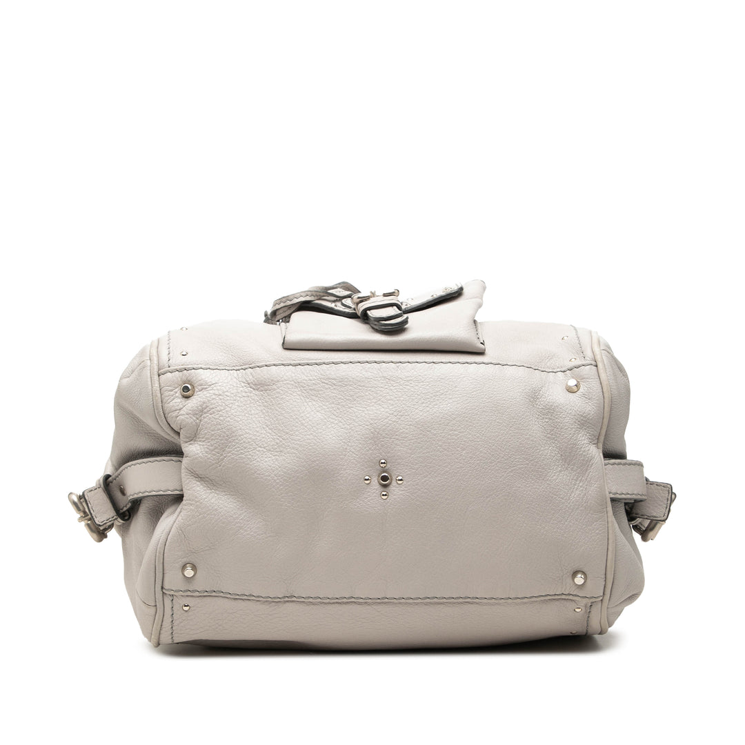 Chloé Sac porté épaule Paddington Poche avant Gris – vue 3 – GABY PARIS