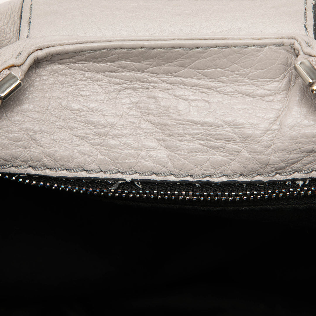 Chloé Sac porté épaule Paddington Poche avant Gris – vue 5 – GABY PARIS