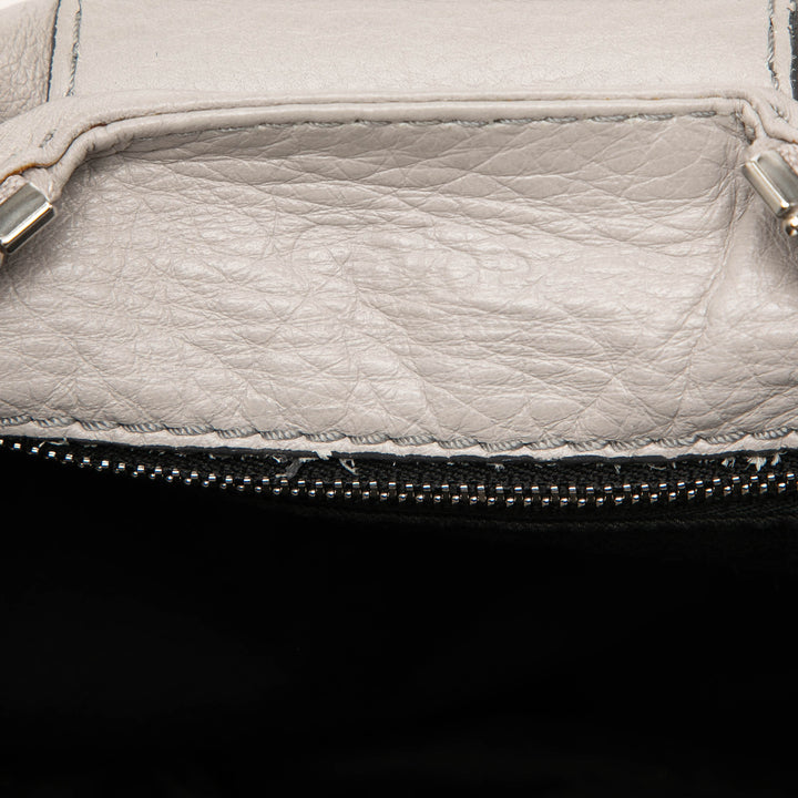 Chloé Sac porté épaule Paddington Poche avant Gris – vue 5 – GABY PARIS