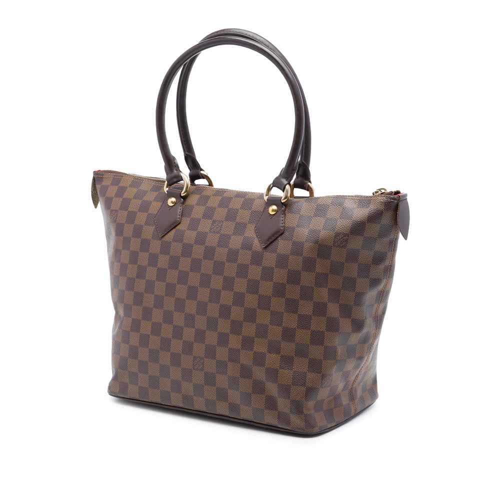Louis Vuitton Cabas Saleya Damier Ébène MM Marron – vue 2 – GABY PARIS