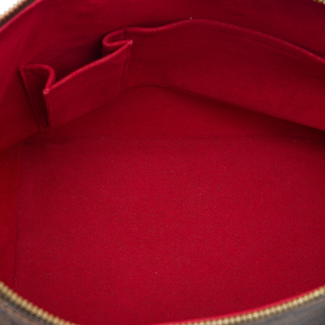 Louis Vuitton Cabas Saleya Damier Ébène MM Marron – vue 4 – GABY PARIS