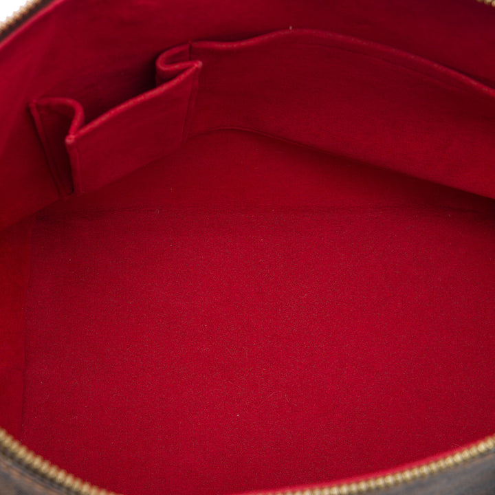 Louis Vuitton Cabas Saleya Damier Ébène MM Marron – vue 4 – GABY PARIS