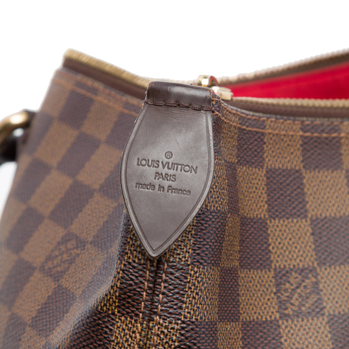 Louis Vuitton Cabas Saleya Damier Ébène MM Marron – vue 5 – GABY PARIS