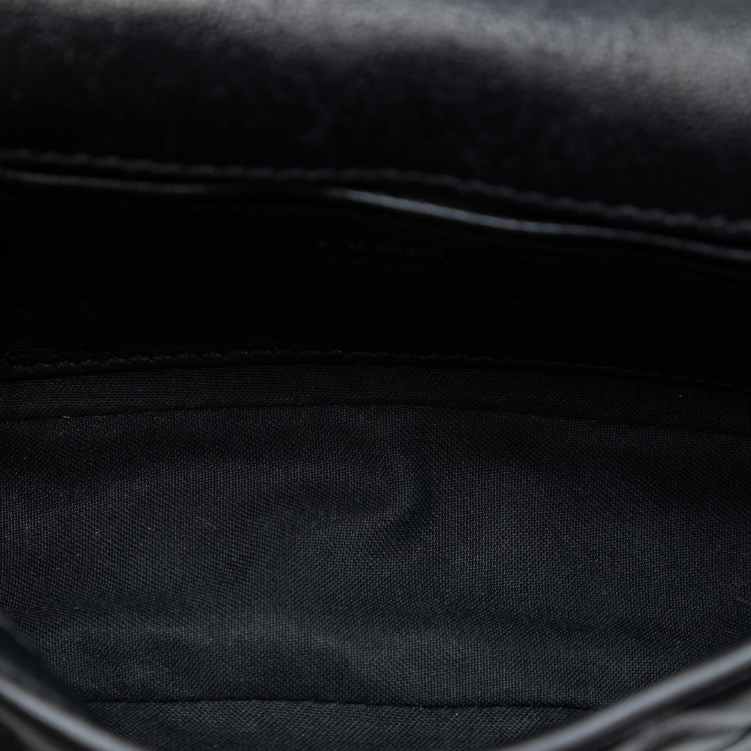 Fendi Mini Zucca embossé Cuir Baguette Sac