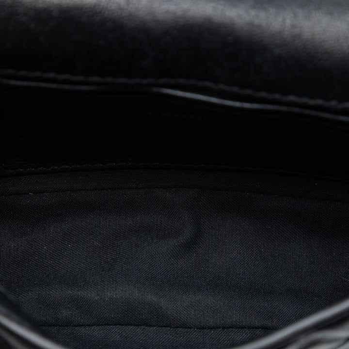 Fendi Mini Zucca embossé Cuir Baguette Sac