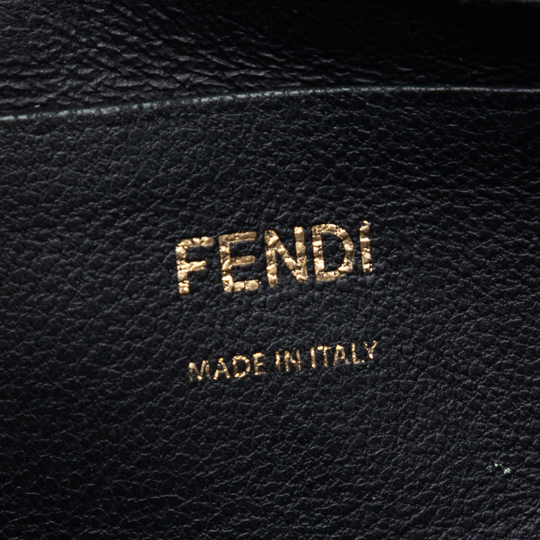 Fendi Mini Zucca embossé Cuir Baguette Sac