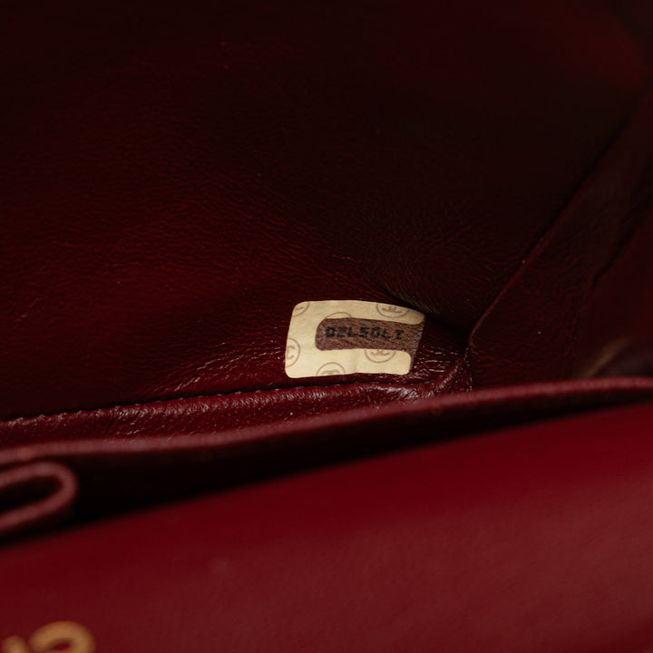 Small Classic Lambskin Double Flap Black - Gaby Paris
