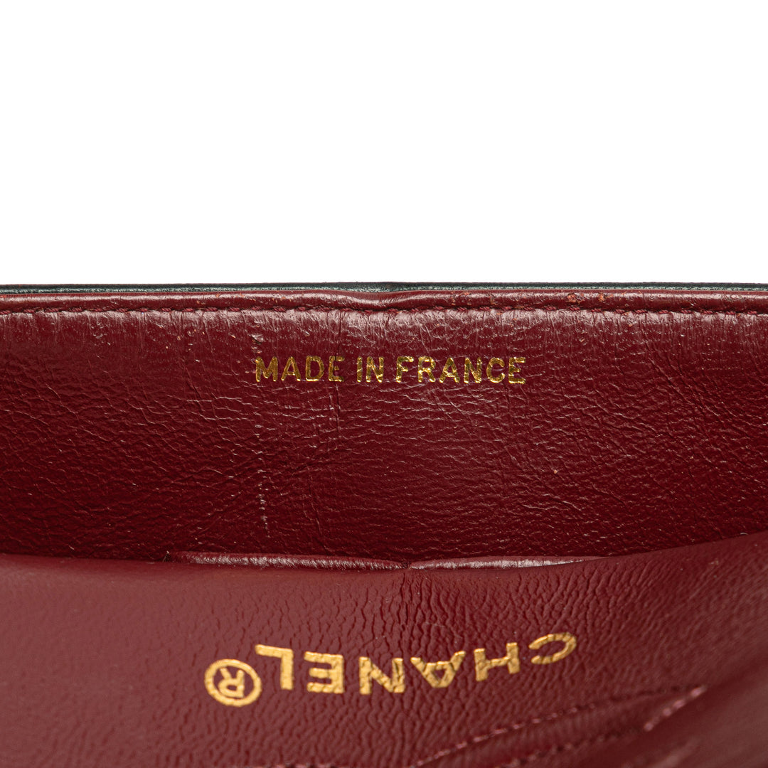 Small Classic Lambskin Double Flap Black - Gaby Paris