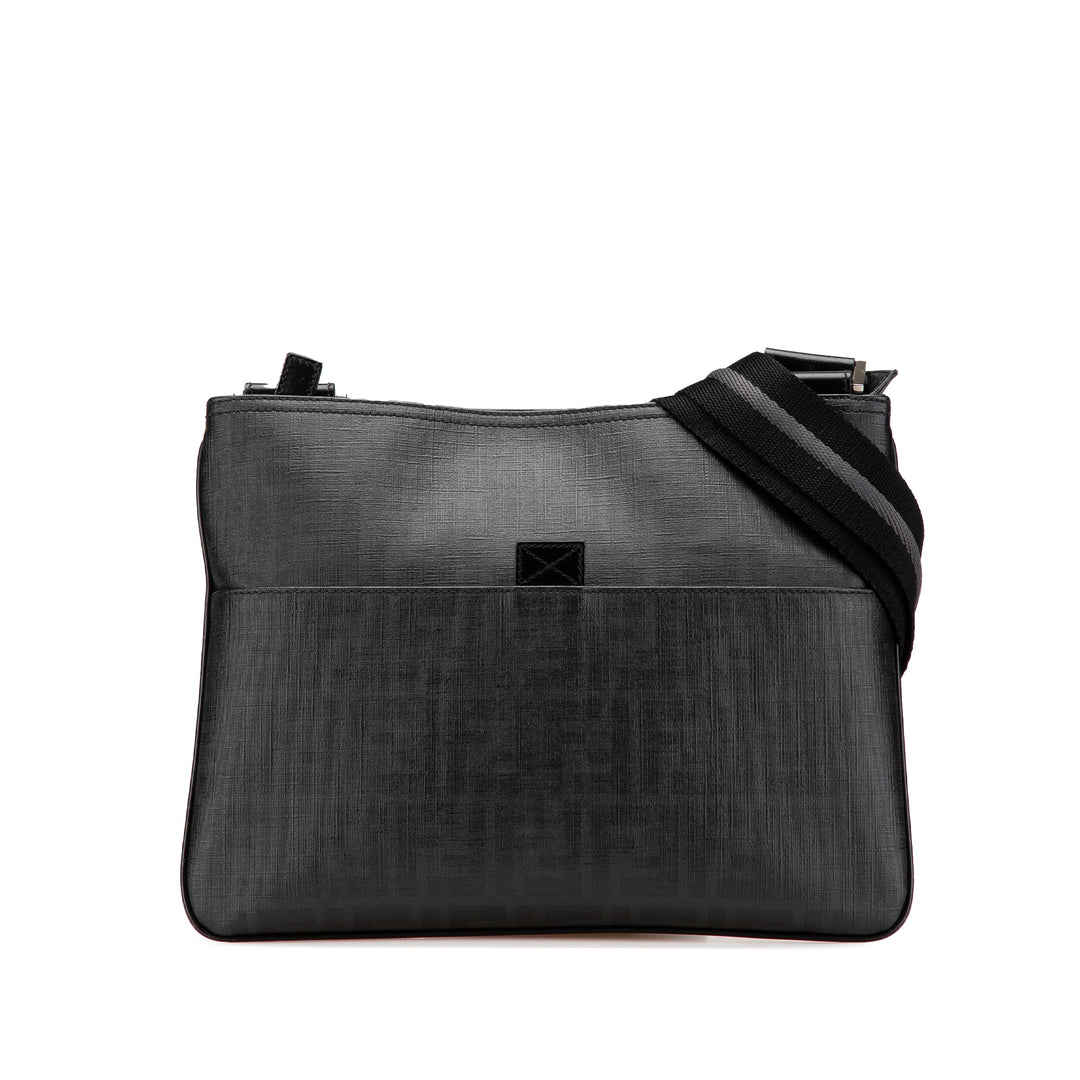 Fendi Sac bandoulière Zucca Toile enduite Noir – vue principale – GABY PARIS