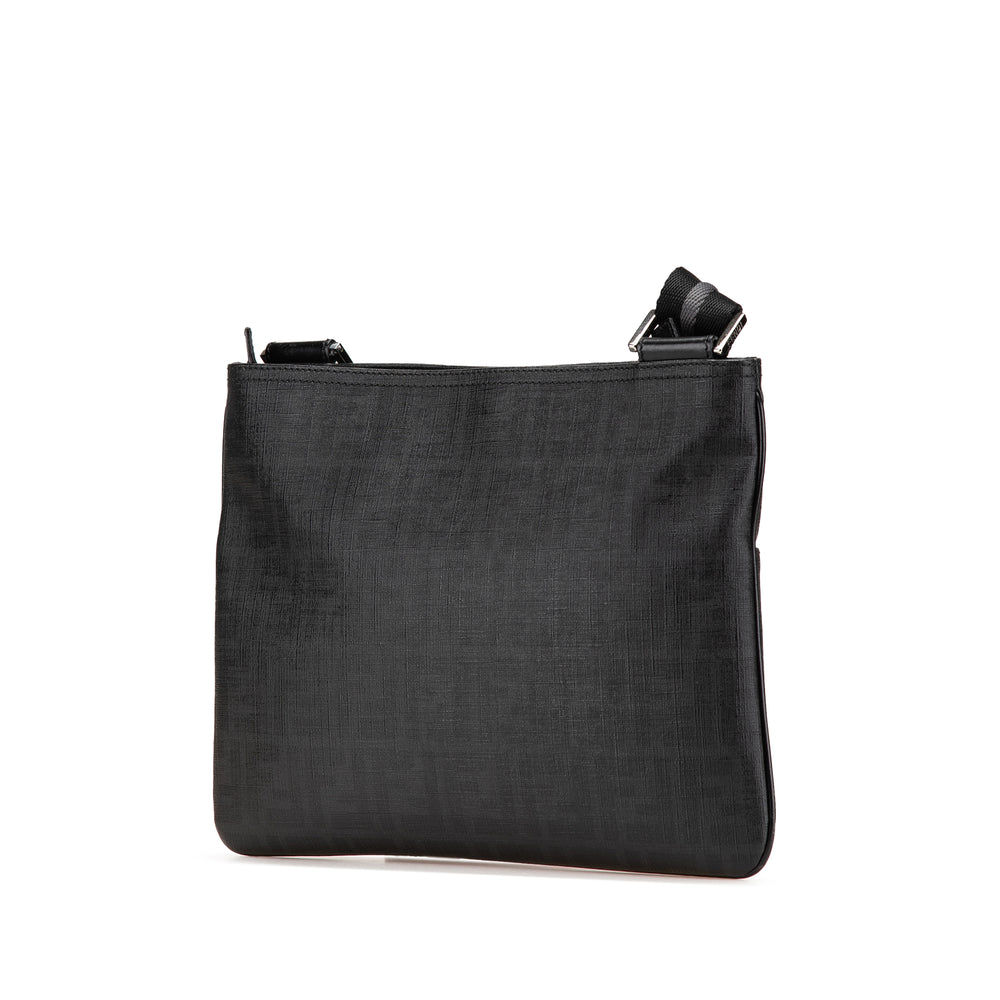 Fendi Sac bandoulière Zucca Toile enduite Noir – vue 2 – GABY PARIS
