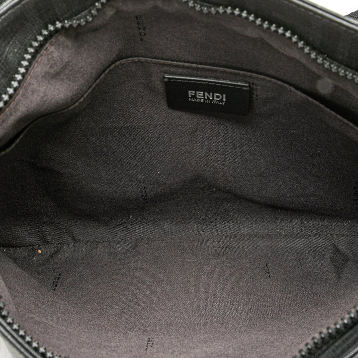 Fendi Sac bandoulière Zucca Toile enduite Noir – vue 4 – GABY PARIS