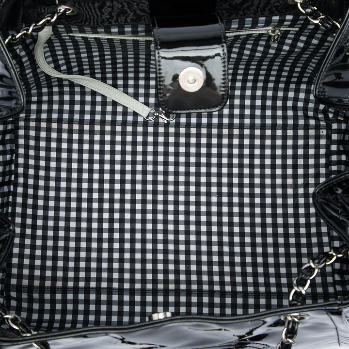 Lipstick Ligne Accordion Cabas Noir