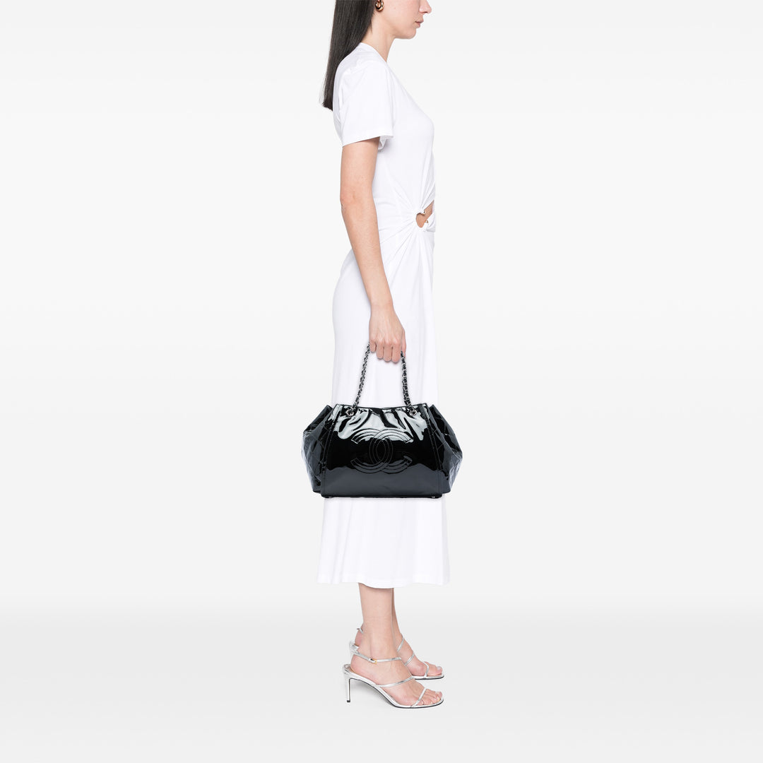 Lipstick Ligne Accordion Cabas Noir