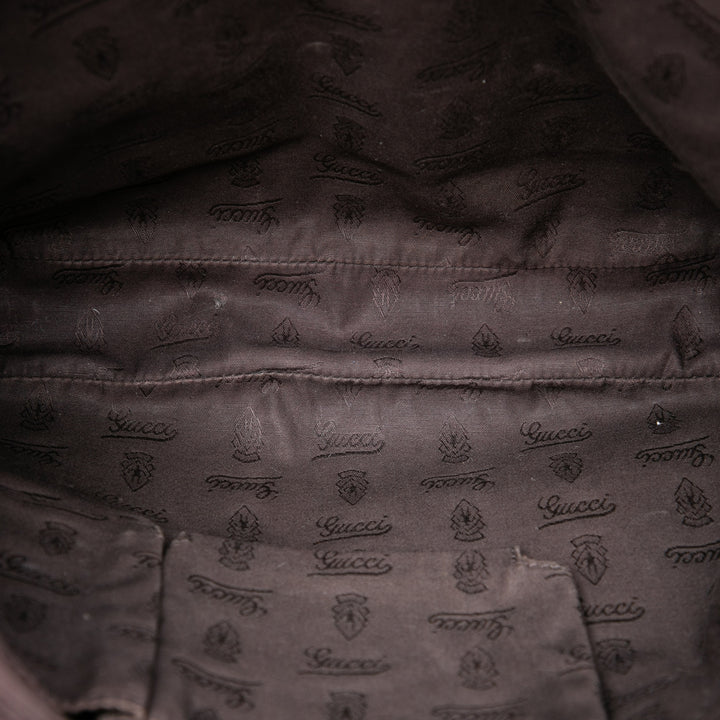 GG Horsebit Web Sac Beige