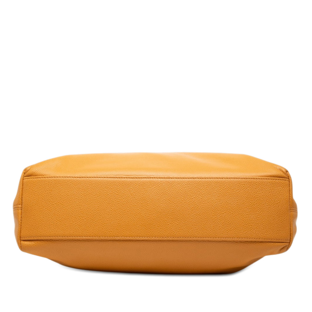 Chanel CC Caviar Tortoise Cabas chaîne