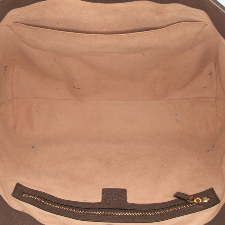 Medium GG Supreme Ophidia Tote Brown - Gaby Paris