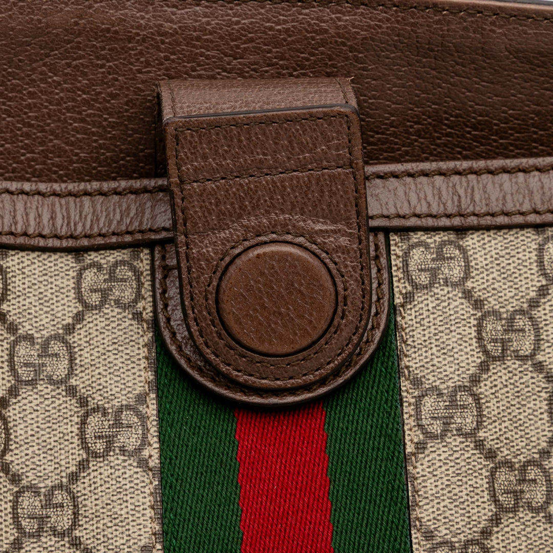 Medium GG Supreme Ophidia Tote Brown - Gaby Paris