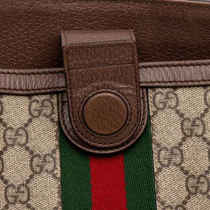 Medium GG Supreme Ophidia Tote Brown - Gaby Paris