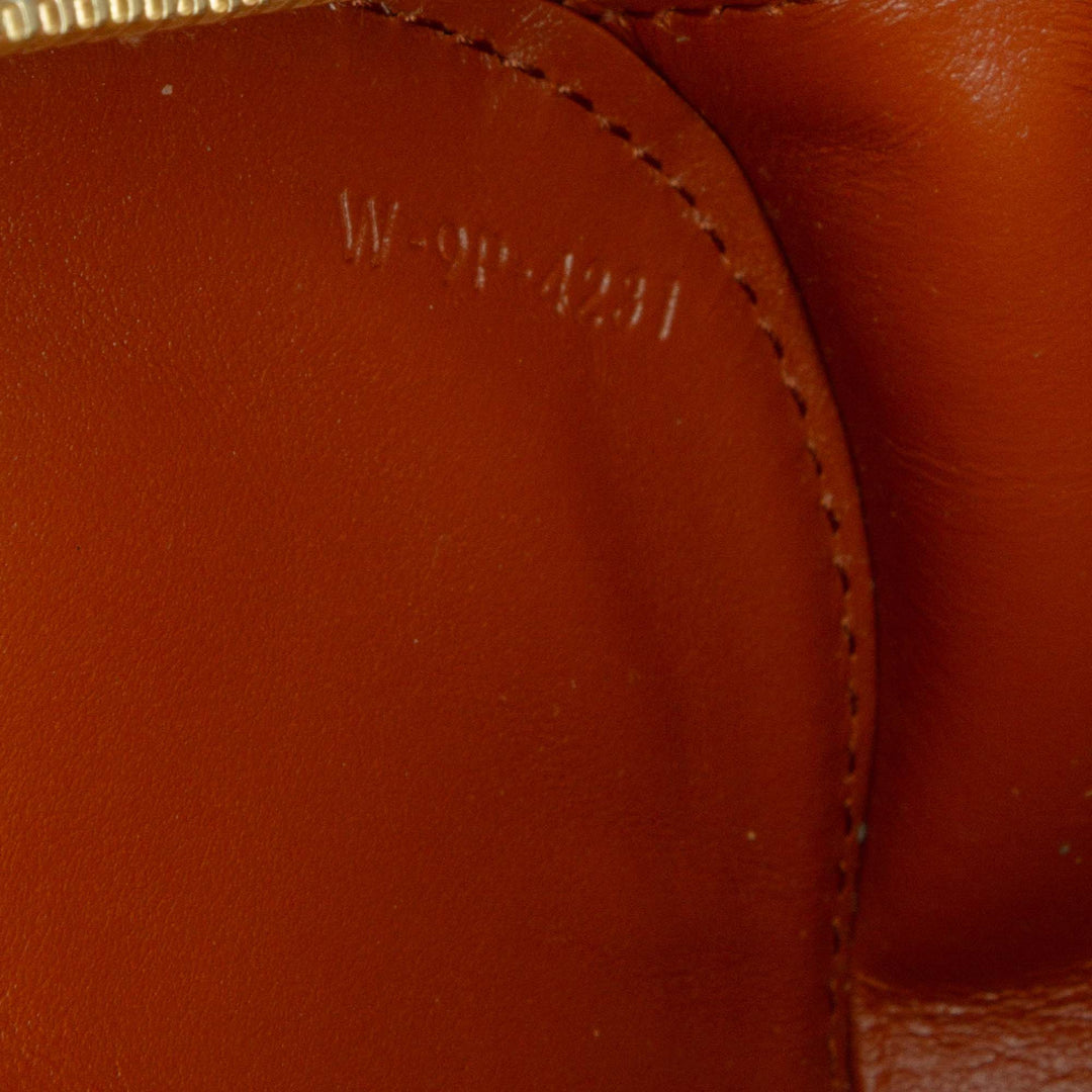 Celine Small Cuir de veau Cuir Triomphe Oval Sac porté croisé