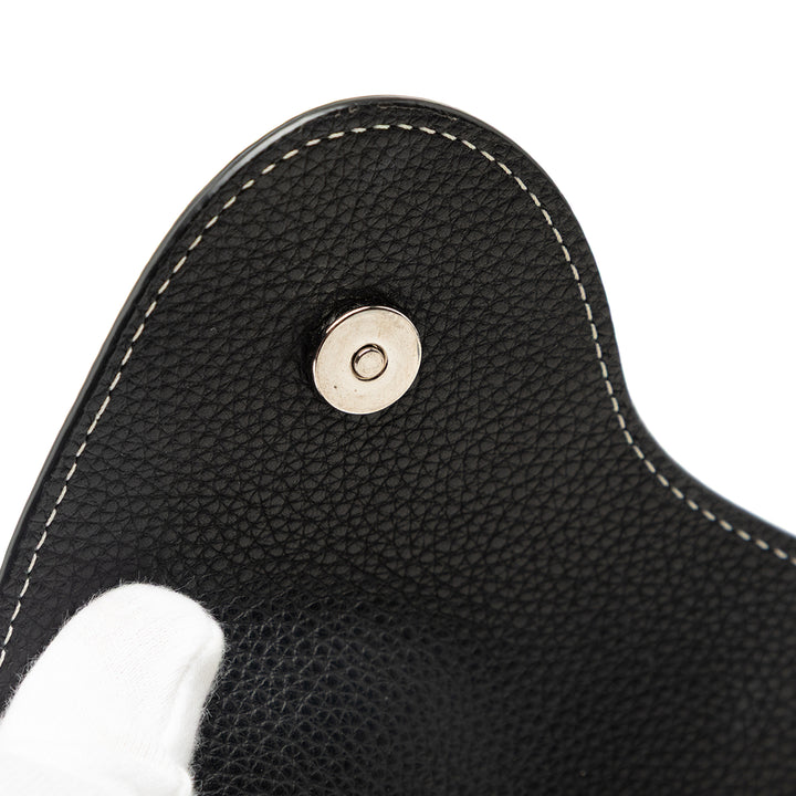 Stussy Bee Applique Saddle Sac Cuir de veau Noir