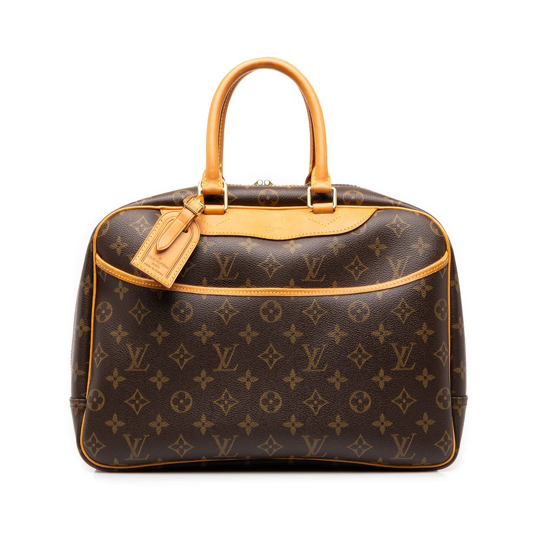 Louis Vuitton Sac à main Deauville Monogram Marron – vue principale – GABY PARIS