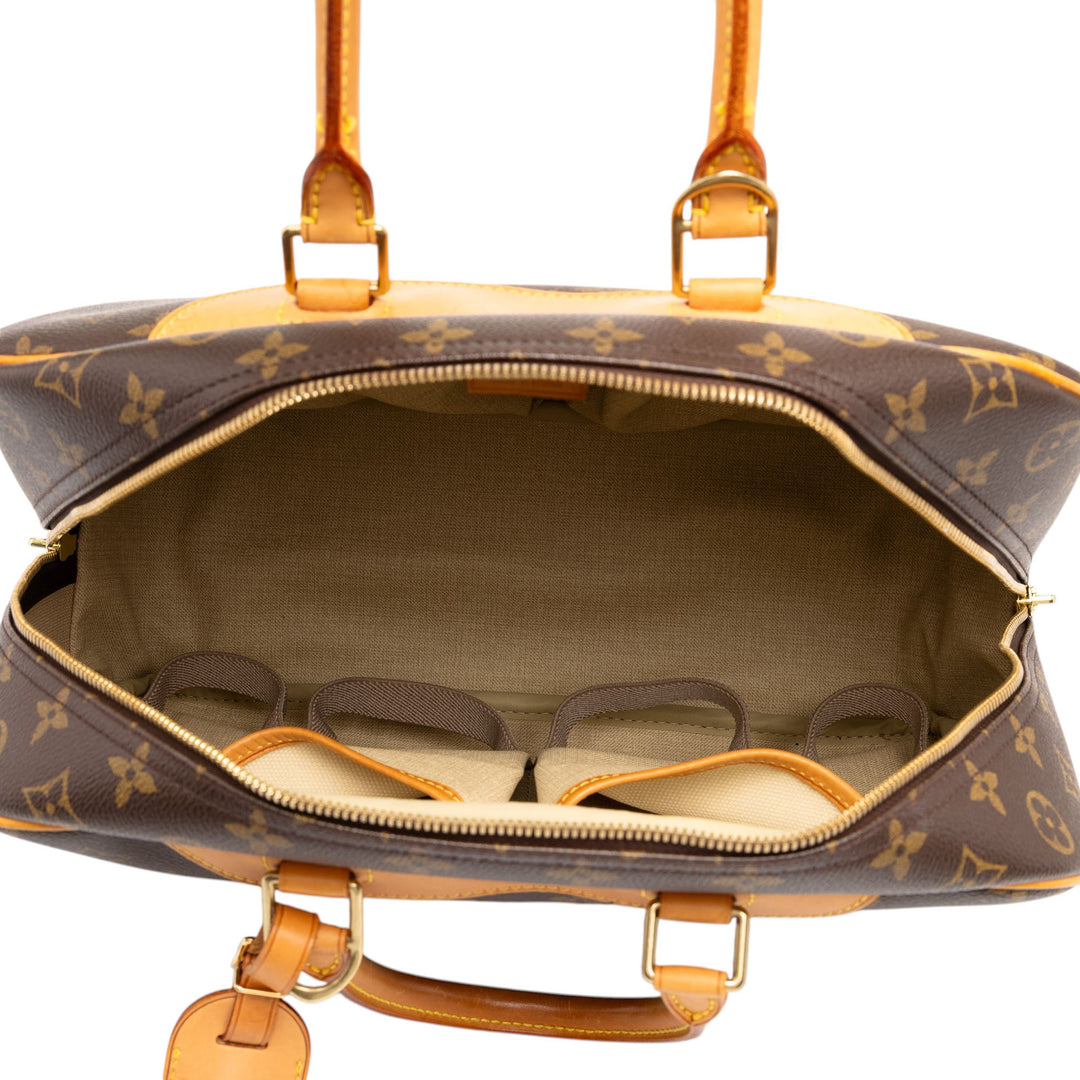 Louis Vuitton Sac à main Deauville Monogram Marron – vue 4 – GABY PARIS