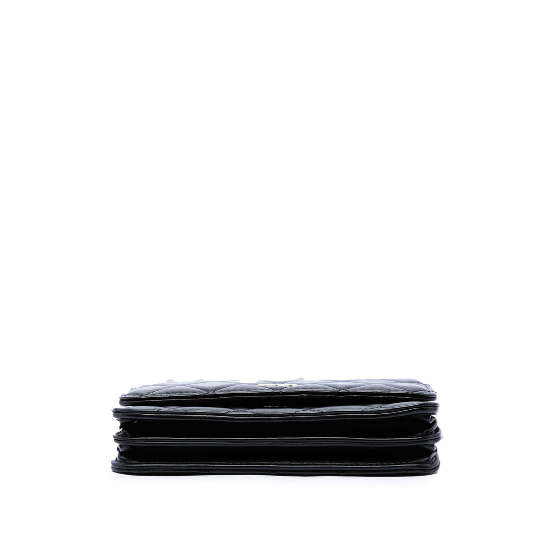 Chanel CC Matelassé Perles Wallet on Chain Maxi Cuir de veau