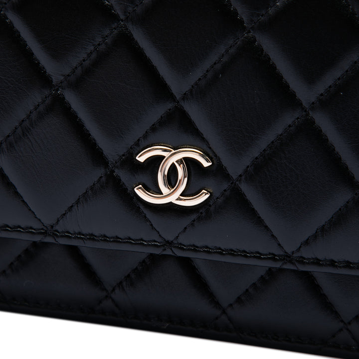 Chanel CC Matelassé Perles Wallet on Chain Maxi Cuir de veau