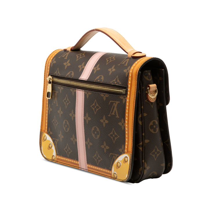 Louis Vuitton Pochette Summer Trunks Métis Monogram Marron – vue 2 – GABY PARIS