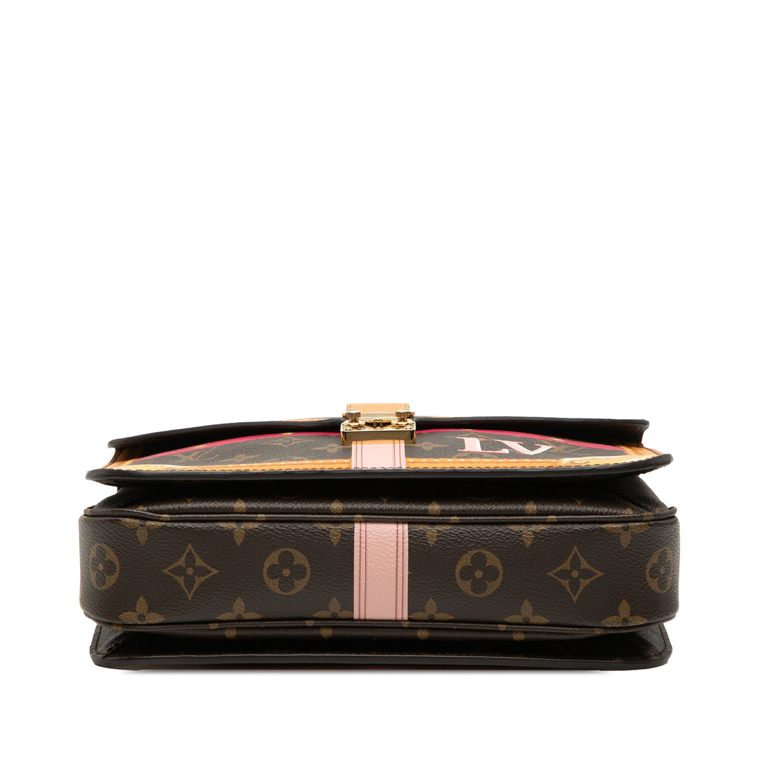 Louis Vuitton Pochette Summer Trunks Métis Monogram Marron – vue 3 – GABY PARIS