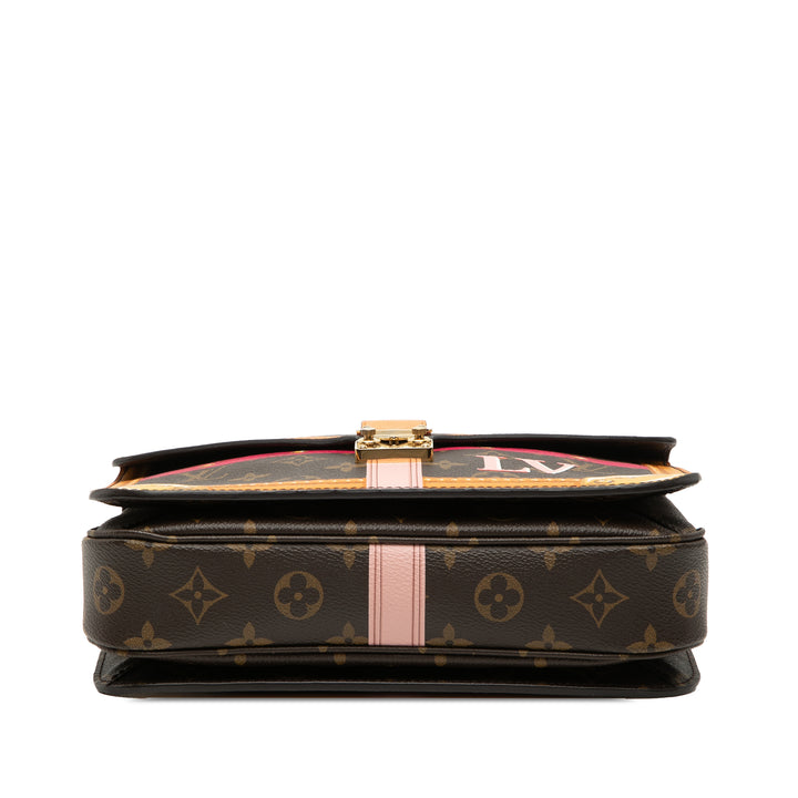 Louis Vuitton Pochette Summer Trunks Métis Monogram Marron – vue 3 – GABY PARIS
