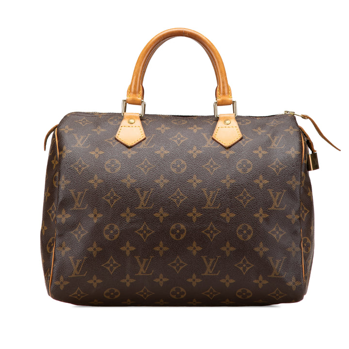Louis Vuitton Monogram Speedy 30 Marron