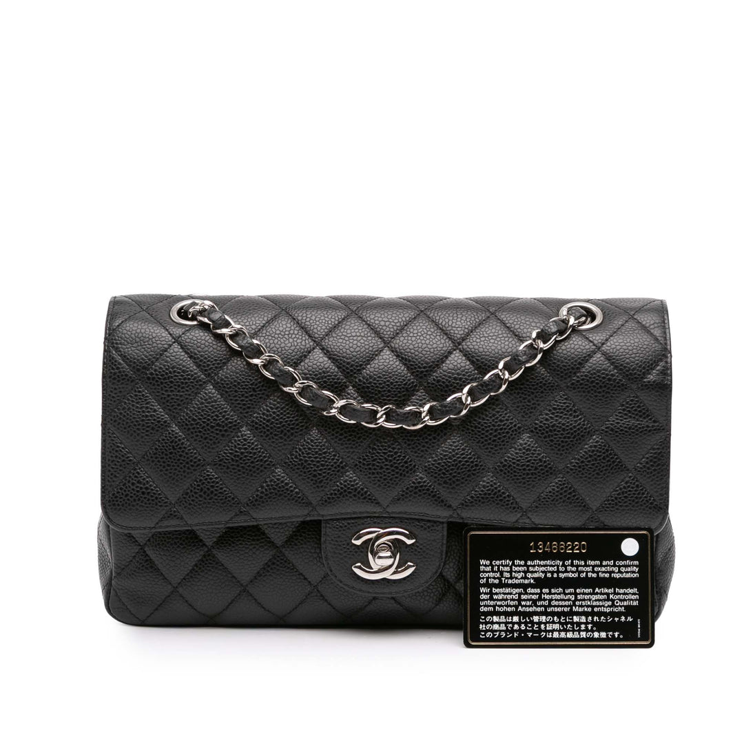 Chanel Medium Classic Caviar Double rabat Noir – GABY PARIS Authentique