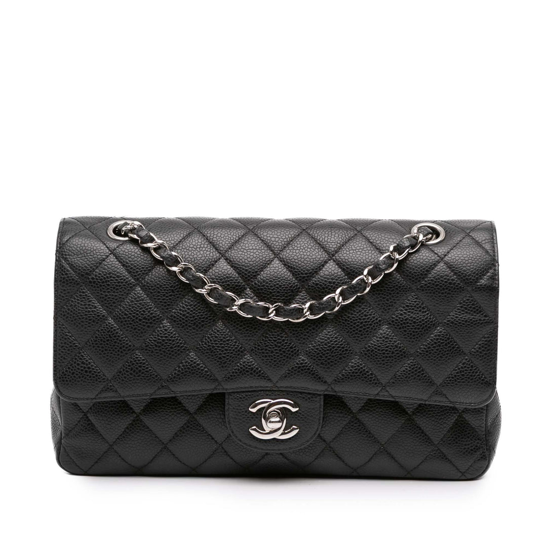 Chanel Medium Classic Caviar Double rabat Noir – GABY PARIS Authentique