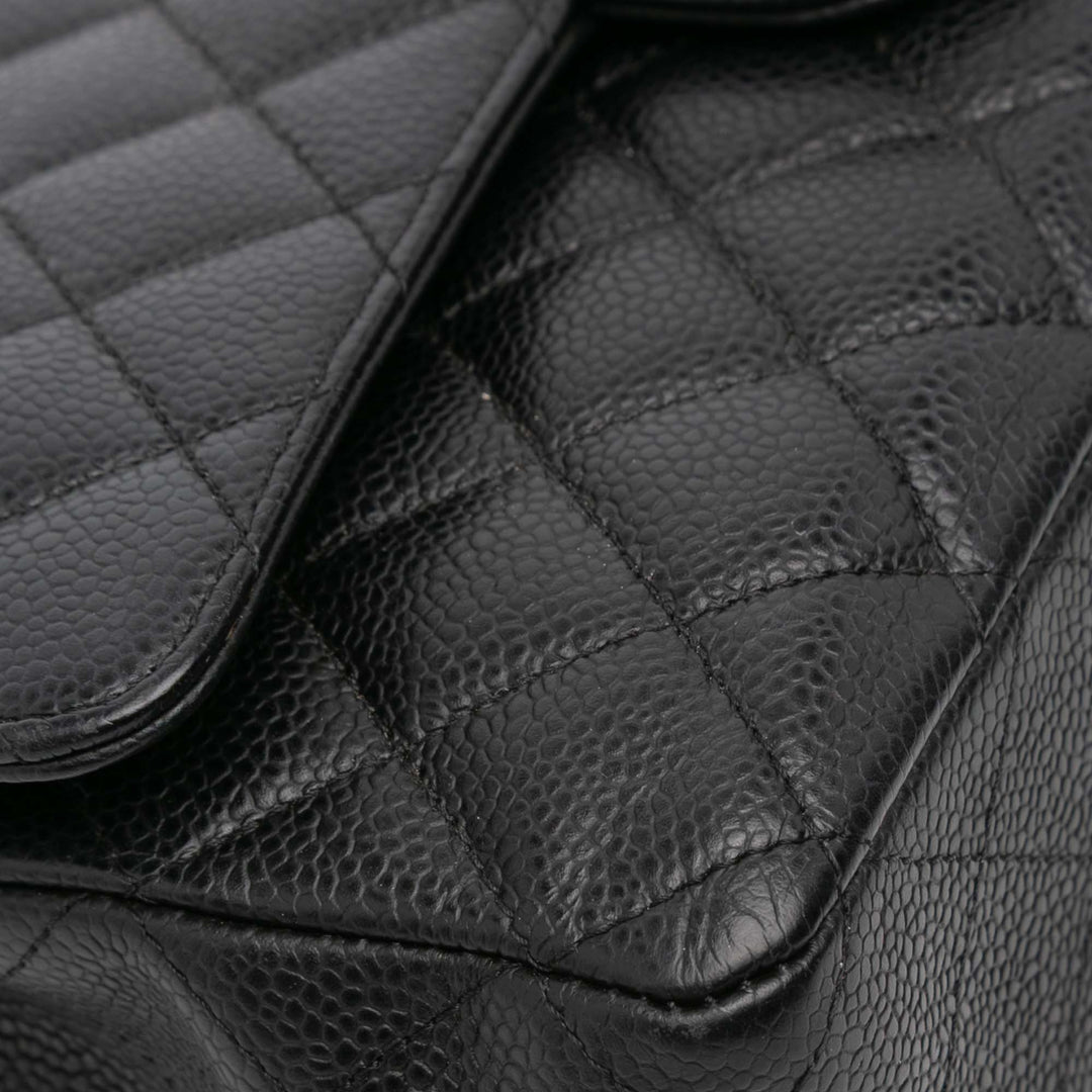 Chanel Medium Classic Caviar Double rabat Noir – GABY PARIS Authentique
