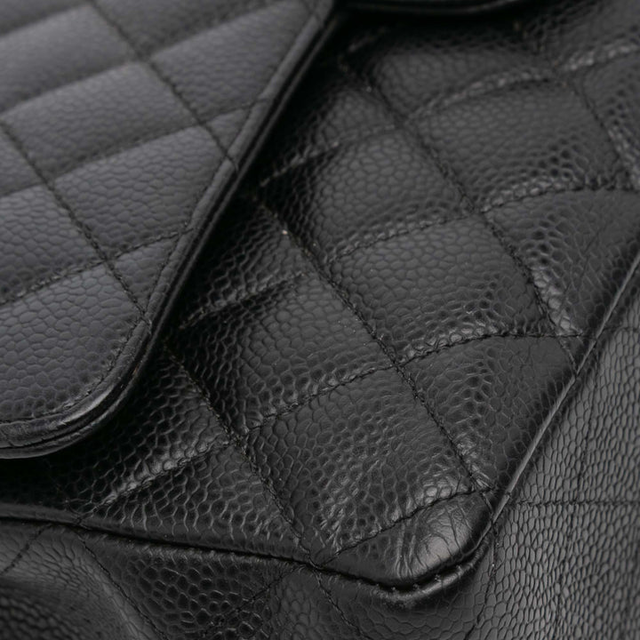 Chanel Medium Classic Caviar Double rabat Noir – GABY PARIS Authentique