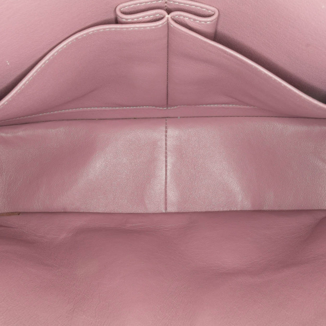 Jumbo Classic Caviar Double Flap Pink - Gaby Paris