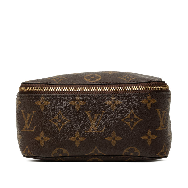 Cube Rangement PM Monogram Marron